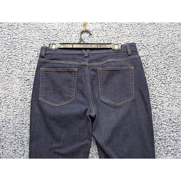 Duluth Bootcut Jeans Size 10 Western Dark Wash Denim Cowboy Stretch Flare Blue - Picture 5 of 11